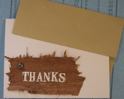 Bark Thank You with Envelope