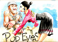pop eyes