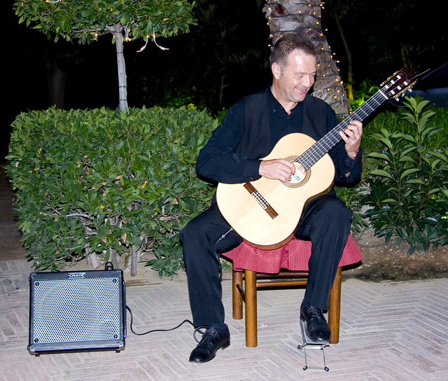 Classical Guitarist Wedding Reception Can Travi Nou Barcelona