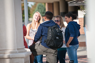 Students around campus at UIS 10-11-10