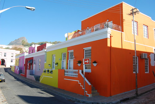 Some colourful houses in Bo Kaap, Cape Town, South Africa