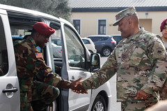 Brig. Gen. Daniel Dee Ziankahn, Armed Forces of Liberia Chief of Staff  visit to USARAF