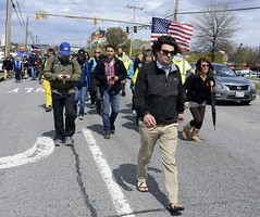 Democracy Spring Marches Through Laurel, Maryland 