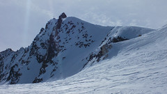 Blisko grani i widoczny szczyt Nördliche Hohe Wilde 3395m