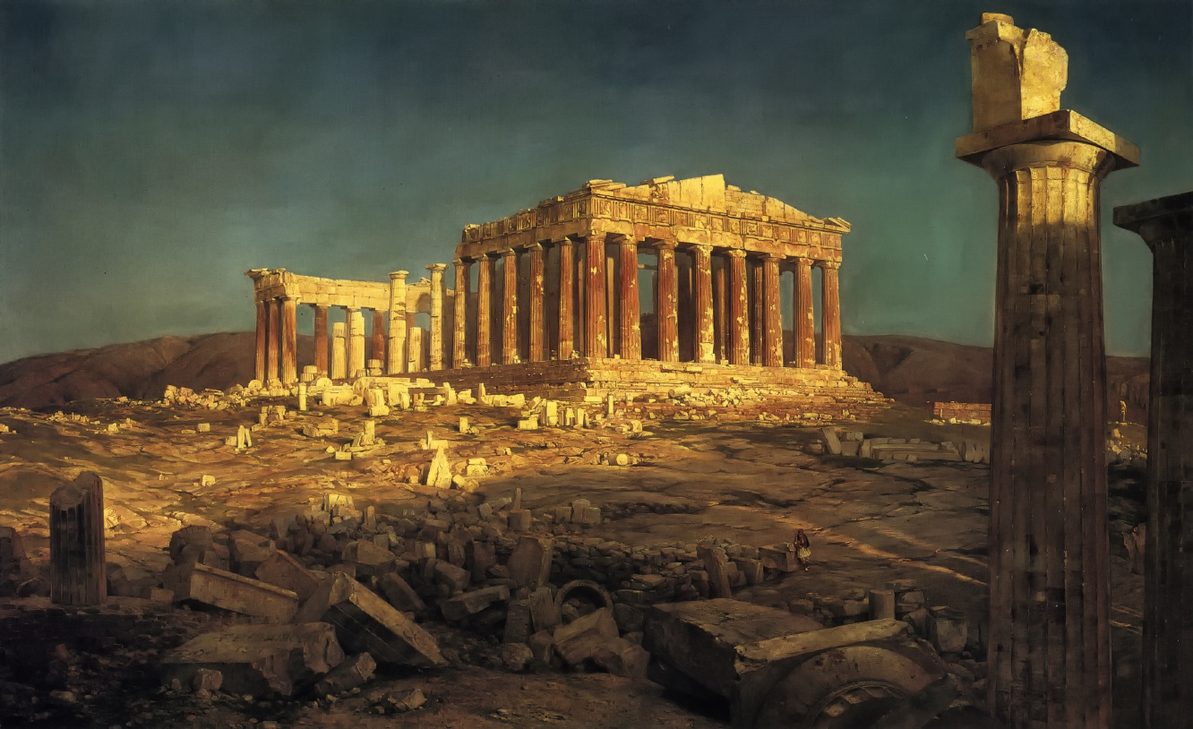 The Parthenon by Frederic Edwin Church, 1871