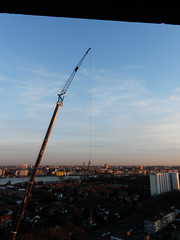 Delivery By Crane into Riverside Tower 