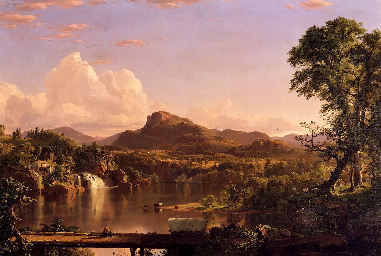 New England Scenery by Frederic Edwin Church, 1851