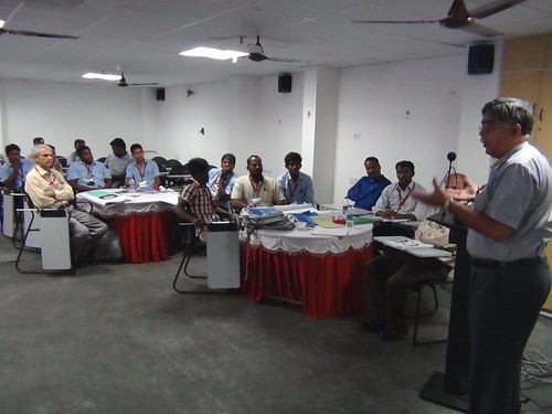 Mr. S. Ramachandran, Executive Director of Super Auto Forge (SAF) addressing the SMEs during SCORE training in Chennai, India