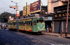 Kolkata (Kalkutta) Straßenbahn 1997, 2006 und 2023