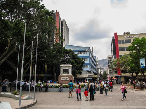 Tegucigalpa: la Plaza Morazan et la statue de Francisco Morazan