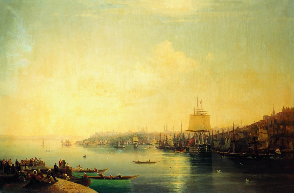 View of Constantinople by Ivan Aivazovsky, 1849