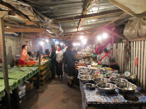 Luang Prabang:  food market