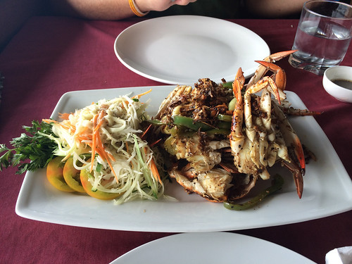Kep: du crabe grillé au poivre de Kampot pour ce midi