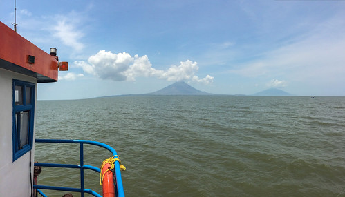 Isla de Ometepe: depuis le ferry