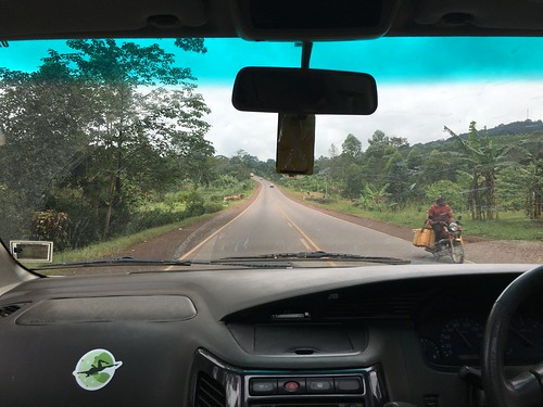 On the road between Kampala and Jinja