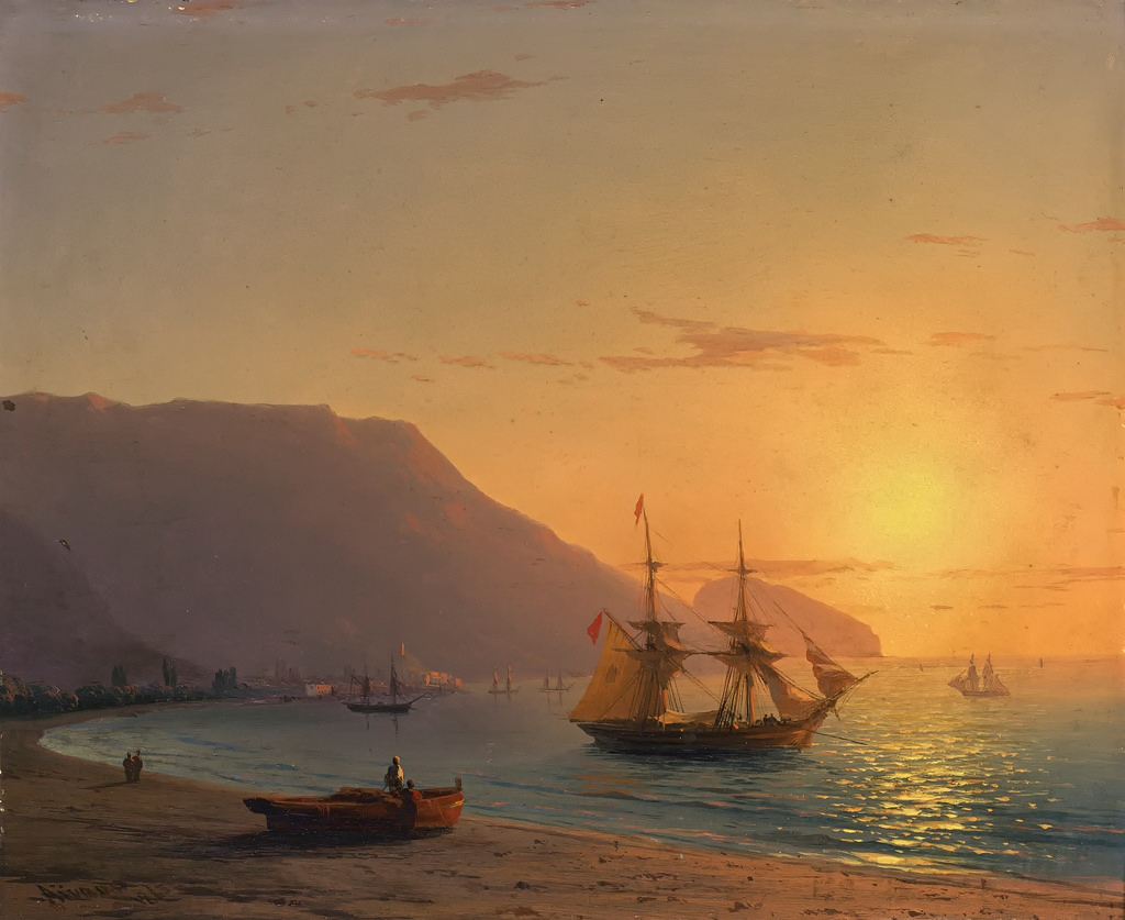 Sunset in Crimea by Ivan Aivazovsky, 1865