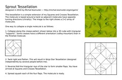 Crease Patterns and folding instructions