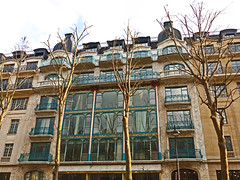 Façades d'immeubles à Paris