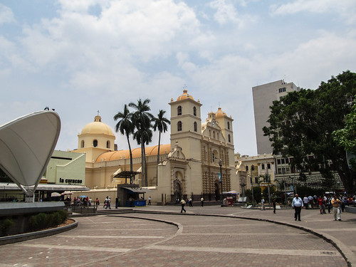 Tegucigalpa: la Plaza Morazan et sa cathédrale