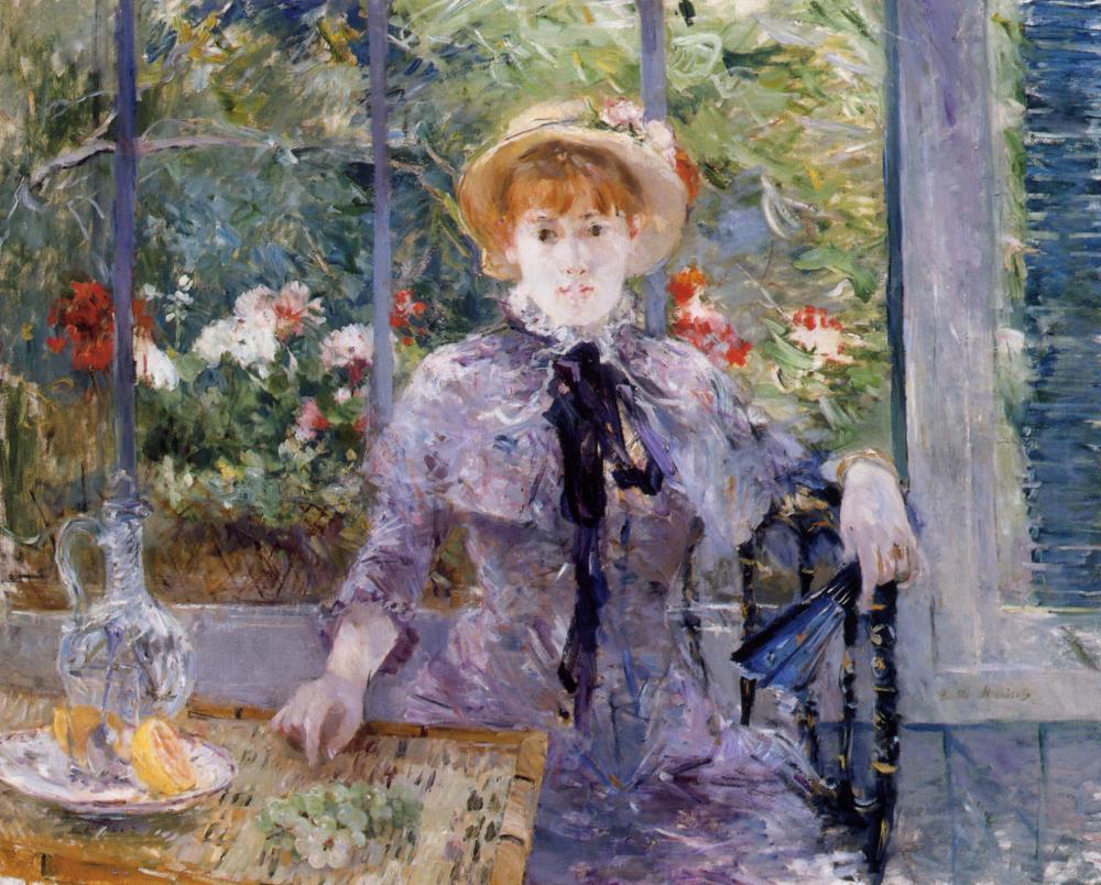 After Luncheon by Berthe Morisot, 1881