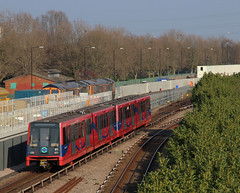 Crossrail, the DLR around Custom House and Silvertown and the DLR Beckton branch