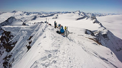 Typowo narciarski szczyt Fluchtkogel (3497m)