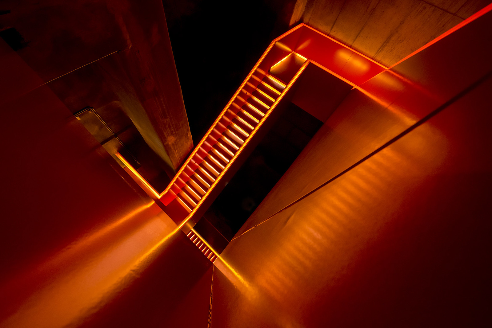 Stairwork orange by Carsten Heyer