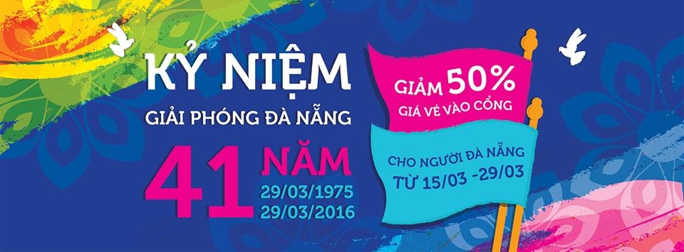 Asia Park giảm 50% giá vé cho người dân Đà Nẵng