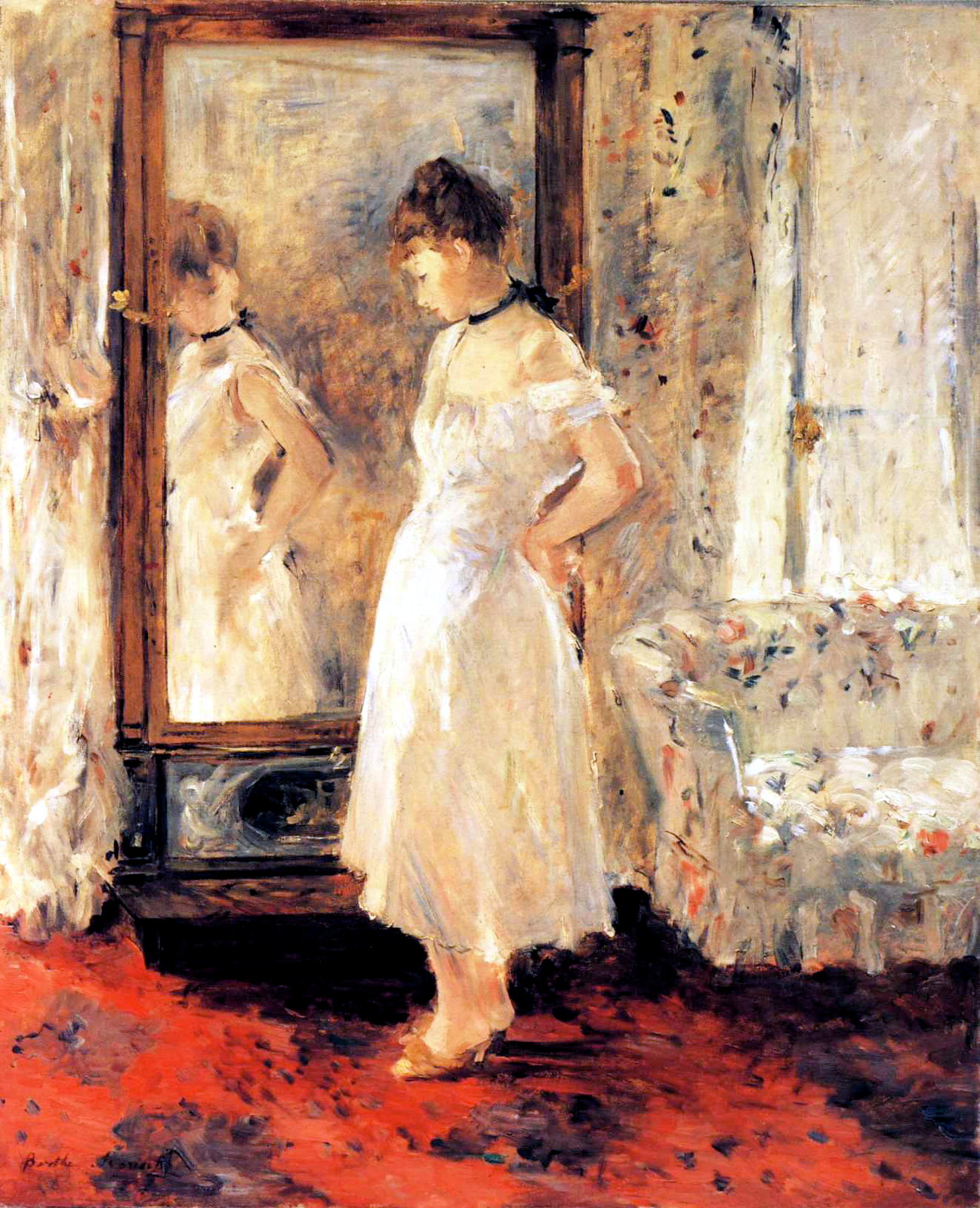 Psyché by Berthe Morisot, 1875