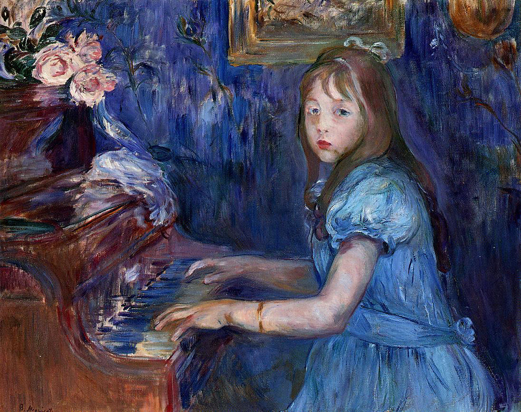 Lucie Leon at the Piano by Berthe Morisot, 1892