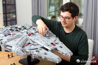 Hannes Tscharner with his Millennium Falcon