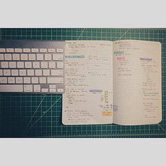 Notetaking, color coding, diagram drawing... Learning...