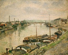 C Pissarro à Rouen, 1er au 4ème séjours (oct. 1883- oct. 1898)