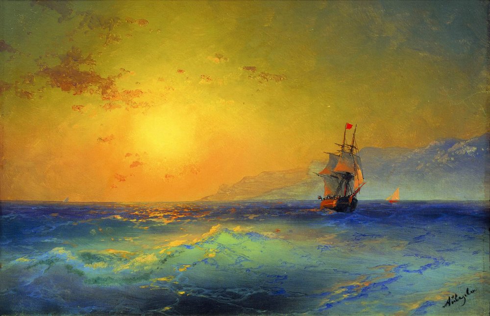 Near Crimean coast - Ivan Aivazovsky, 1890