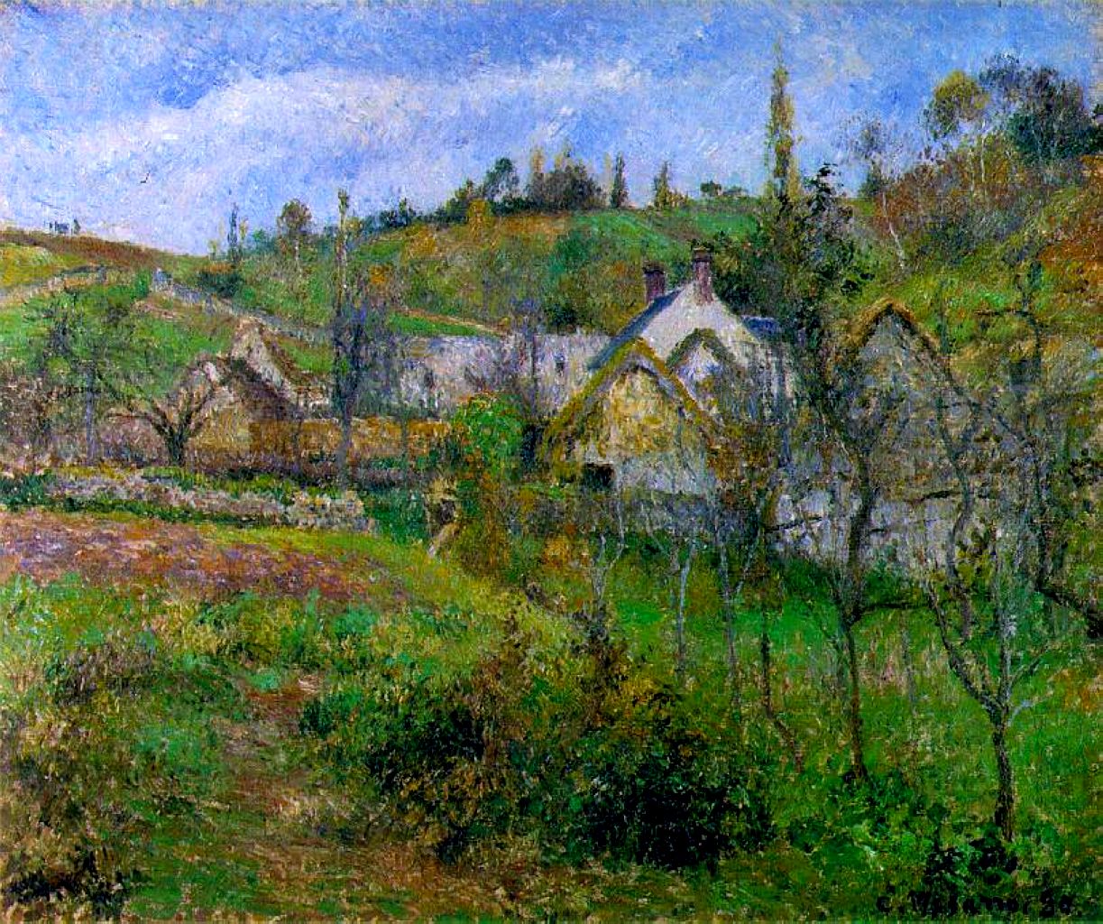 Le Valhermeil, near Pontoise by Camille Pissarro, 1880