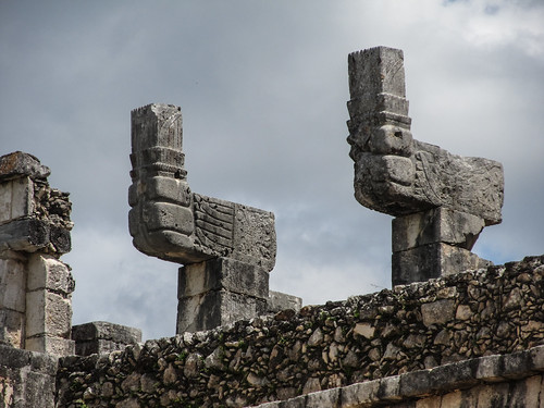 Chichen Itza: le Temple des Guerriers et le Groupe des Milles Colonnes