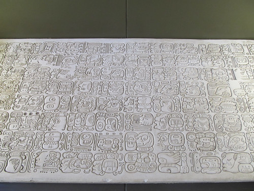 Le musée de Palenque: l'écriture maya