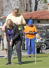 Villages Medical Auxiliary Super Bowl Putting Contest
