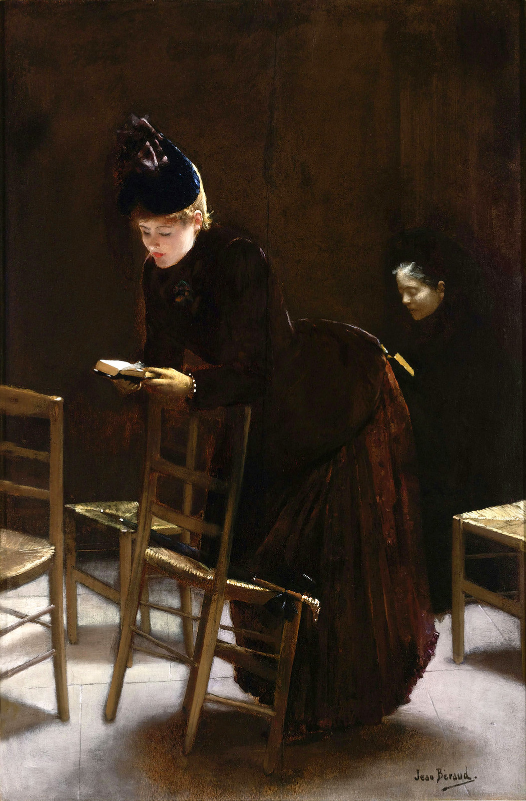 Woman in Prayer by Jean-Georges Béraud, 1877