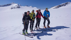 Nasza grupa na lodowcu Kesselwandferner