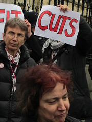 Anti-benefit Cuts Protests In Parliament (23.3.16)
