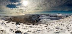 Slieve Commedagh Sunset in the Snow