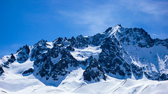 Pic de Neige Cordier 3613m, lodowiec d