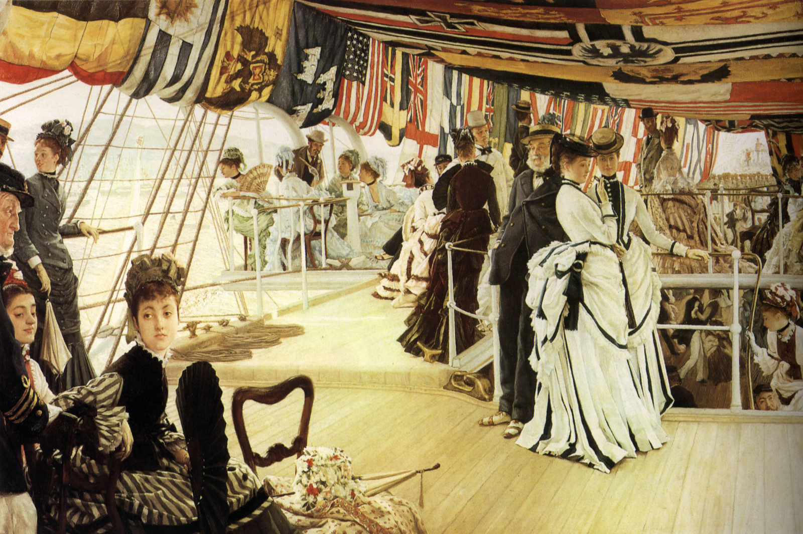 The Ball on Shipboard by James Tissot, 1874