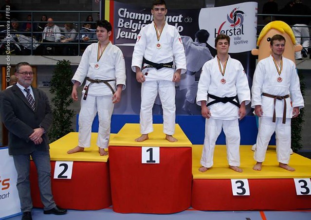 Champion de Belgique: Dilyan Nikiforov et Vice champion de Belgique: Broqi Alban