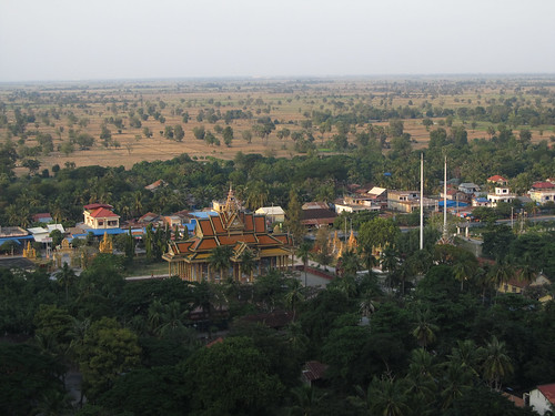 La campagne de Battambang: vue de Phnom Sampeu