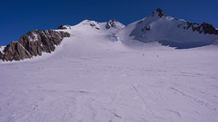 Trasa podejścia lodowcem Taschachferner na najwyższy szczyt Tyrolu - Wildspitze 3770m