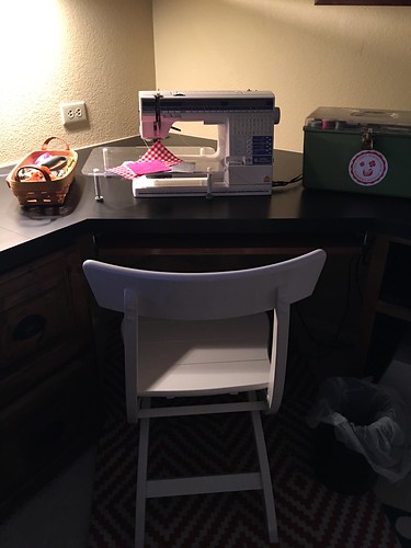 Sewing space set up!