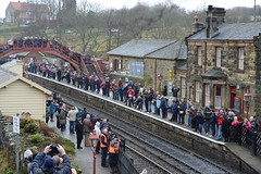 The Flying Scotsman visits The North Yorkshire Moors Railway