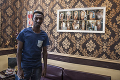 At Zola Tattoo, in Addis Abeba, Ethiopia